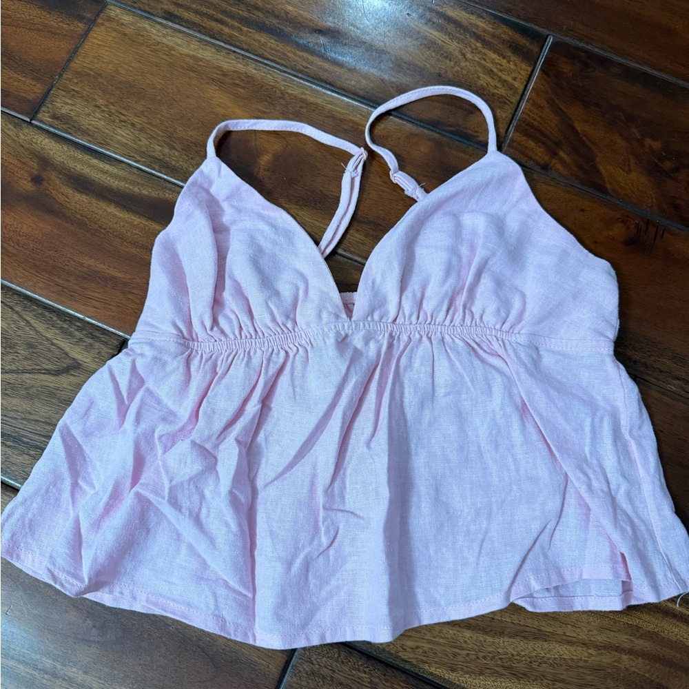 Light pink babydoll top